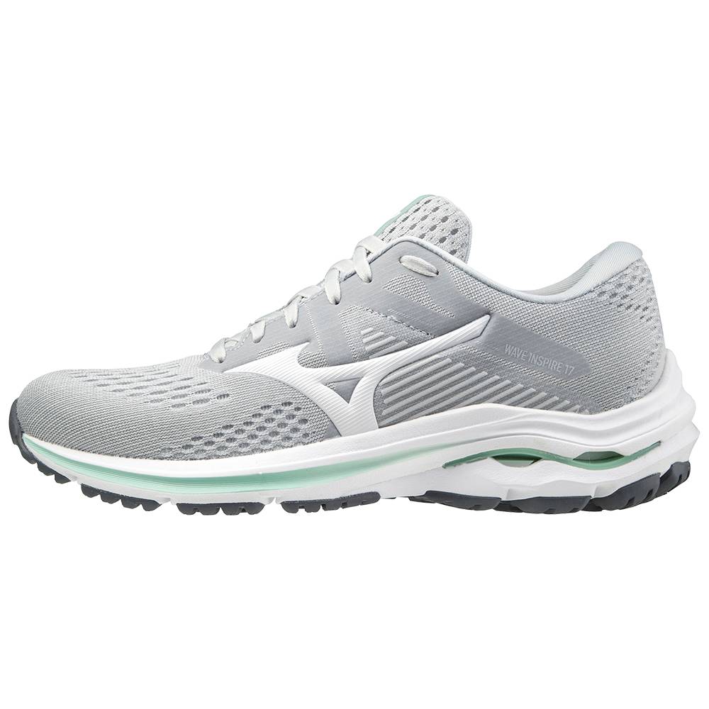 Sapatilhas Running Mizuno Wave Inspire 17 - Mulher - Cinzentas/Branco - JRUNS5980